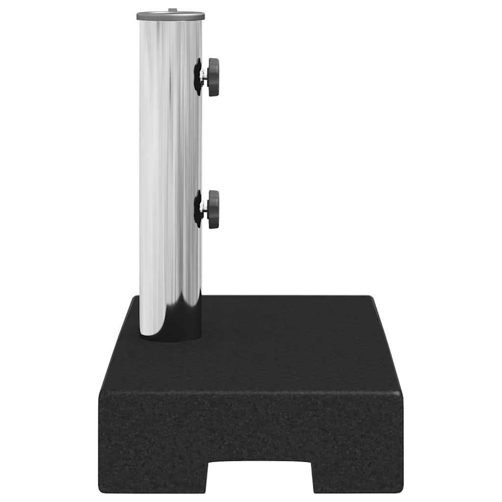 Base per Parasole in Granito Rettangolare 25 kg Nera