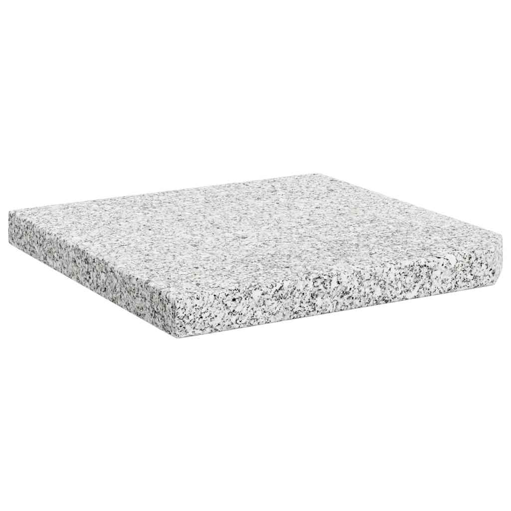 Piastra per Parasole in Granito Quadrata 25 kg Grigia