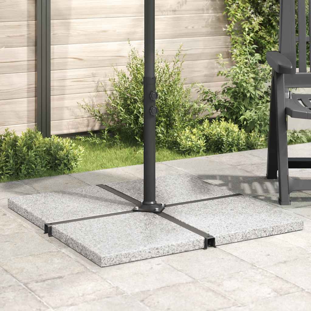 Piastra per Parasole in Granito Quadrata 25 kg Grigia