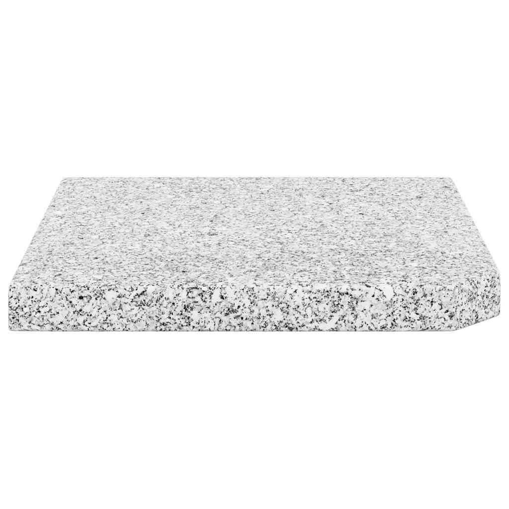 Piastra per Parasole in Granito Quadrata 25 kg Grigia