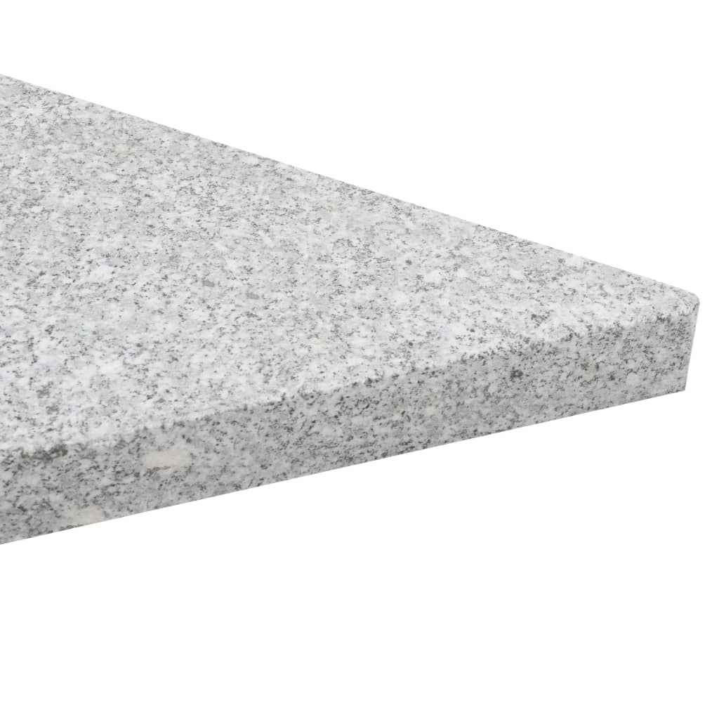 Piastra per Parasole in Granito Triangolare 15 kg Grigia