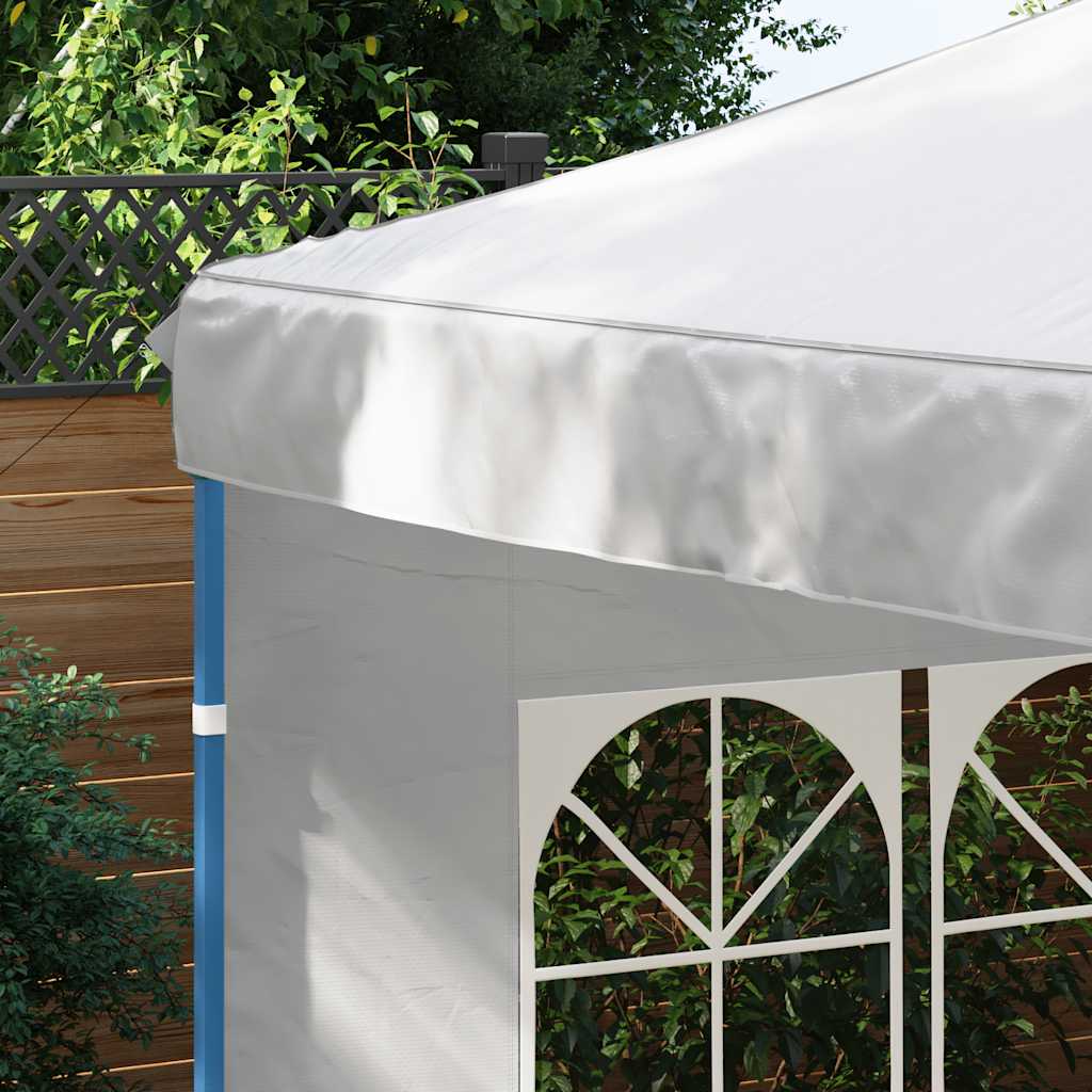 Parete per Tendostruttura in PE  2pz con Finestra Bianco