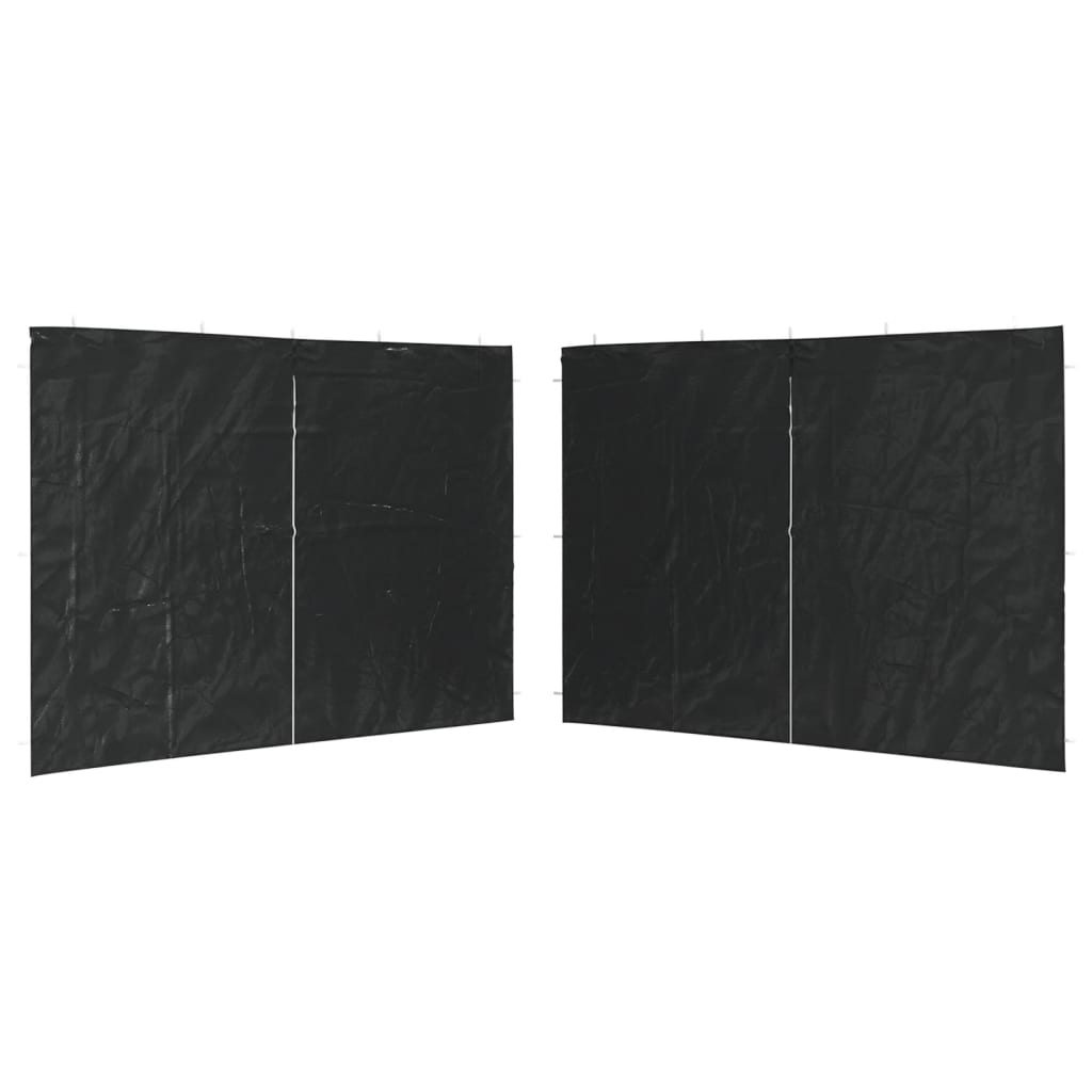 Parete per Tendostruttura in PE  2 pz con Cerniera Antracite