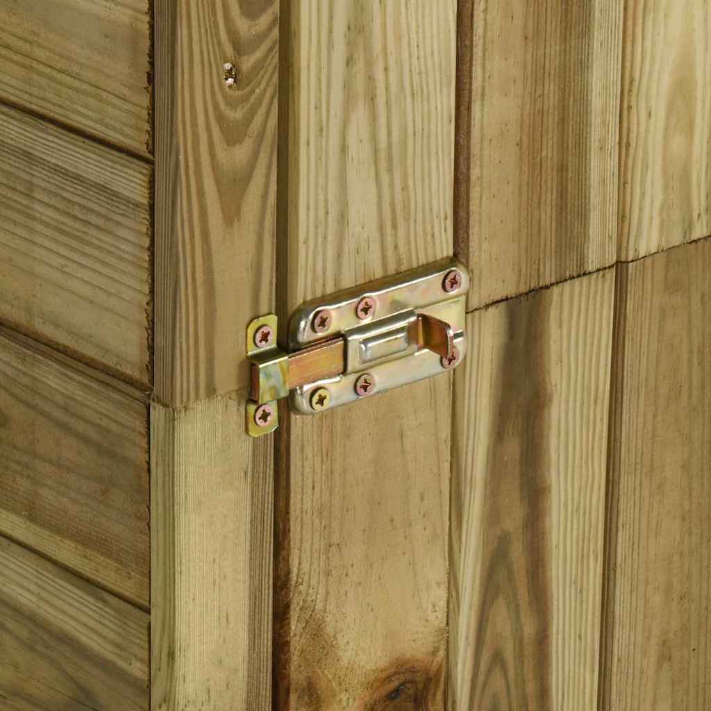 Capanno Legna Giardino in Pino 253x80x170 cm