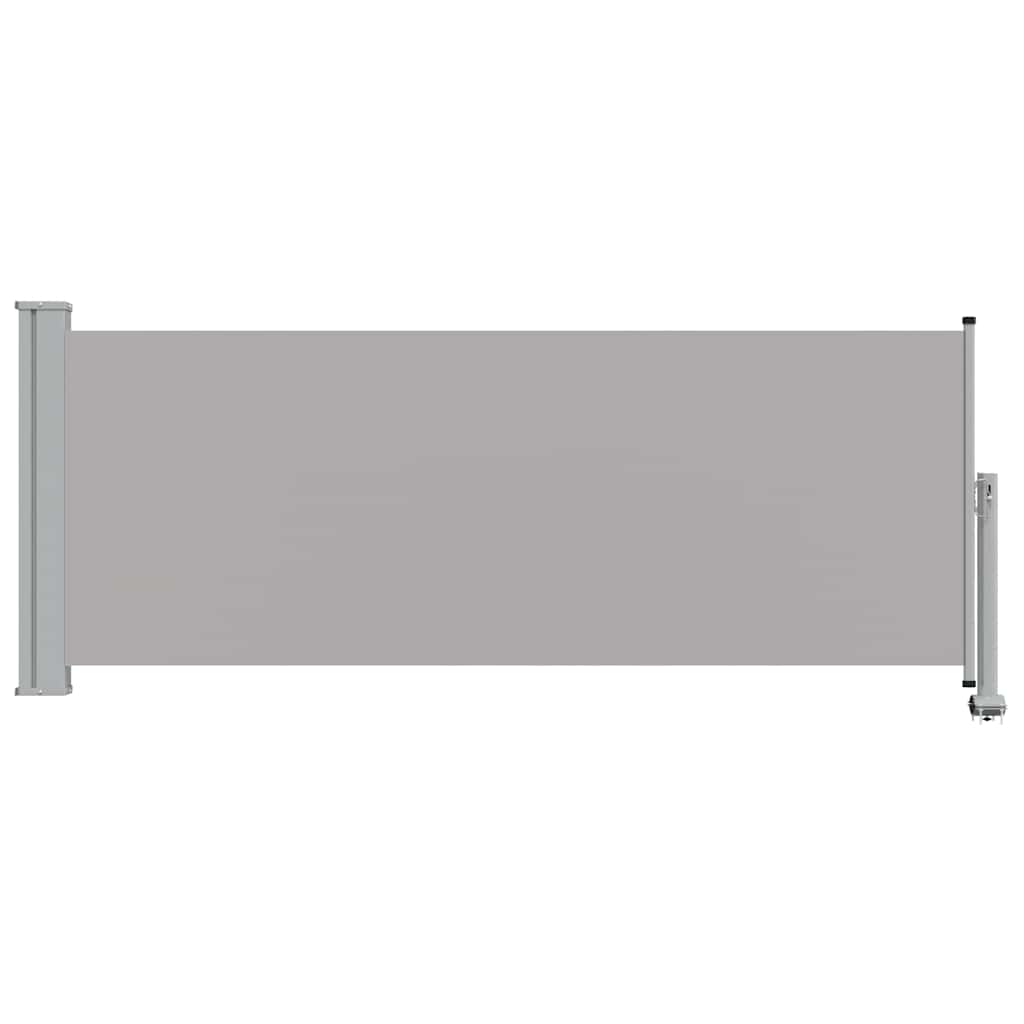 Tenda da Sole Laterale Retrattile 100 x 300 cm Grigia