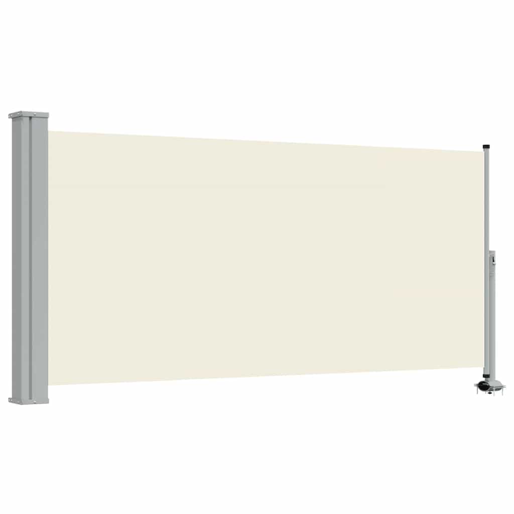 Tenda da Sole Laterale Retrattile 120 x 300 cm Crema