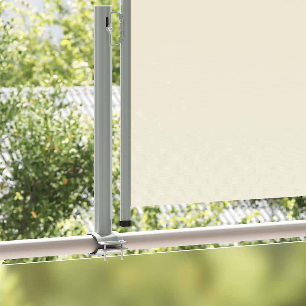 Tenda da Sole Laterale Retrattile 120 x 300 cm Crema