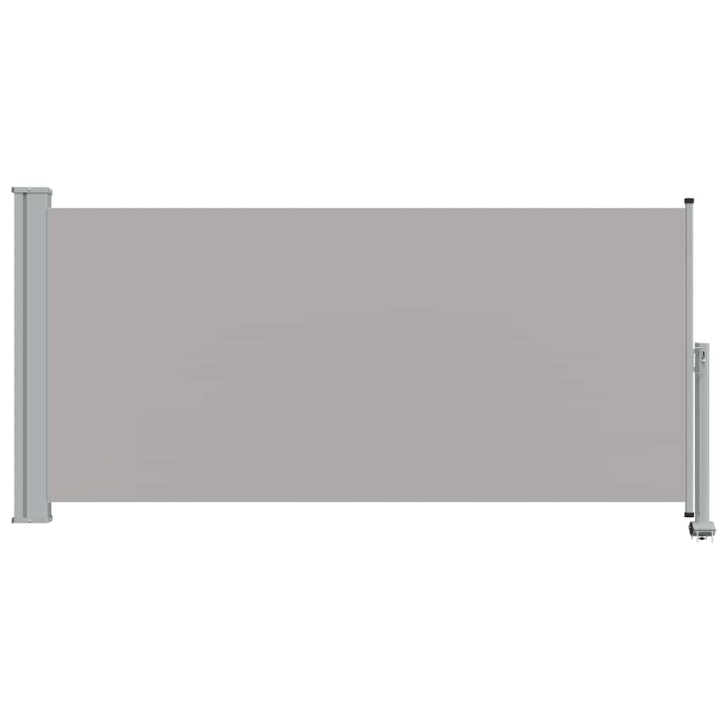 Tenda da Sole Laterale Retrattile 120 x 300 cm Grigia