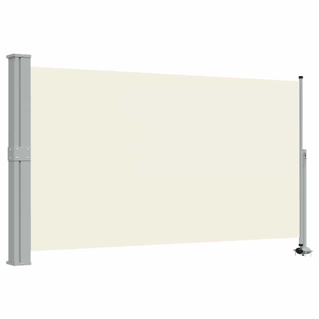 Tenda da Sole Laterale Retrattile 140 x 300 cm Crema