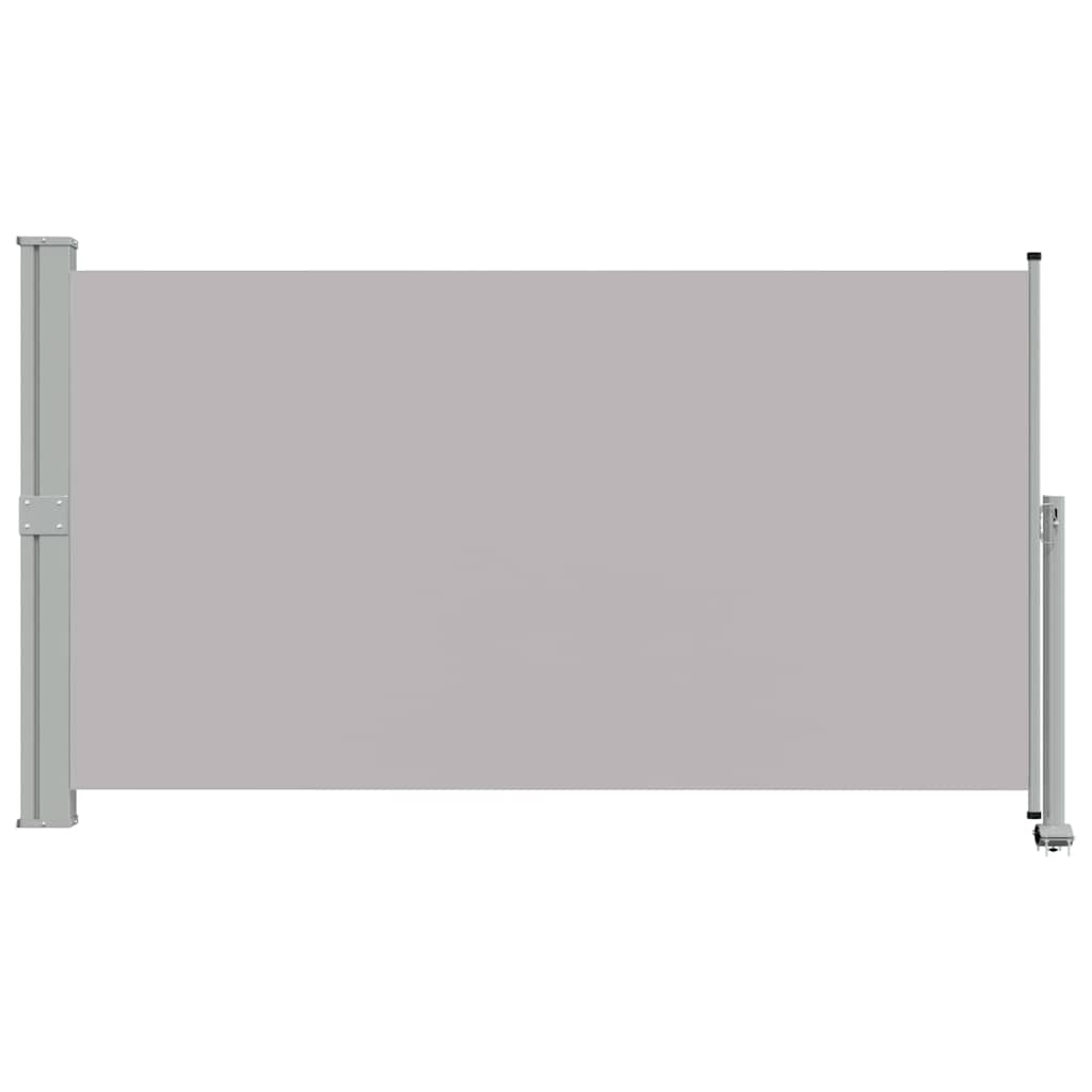 Tenda da Sole Laterale Retrattile 140 x 300 cm Grigia