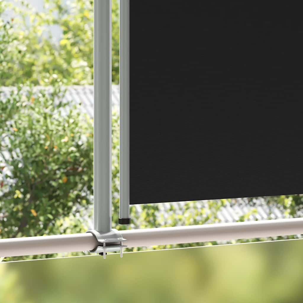 Tenda da Sole Laterale Retrattile 160 x 300 cm Nera