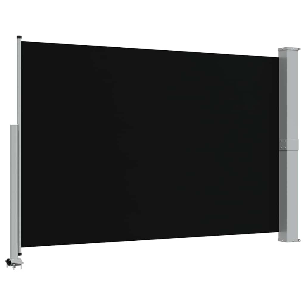 Tenda da Sole Laterale Retrattile 160 x 300 cm Nera
