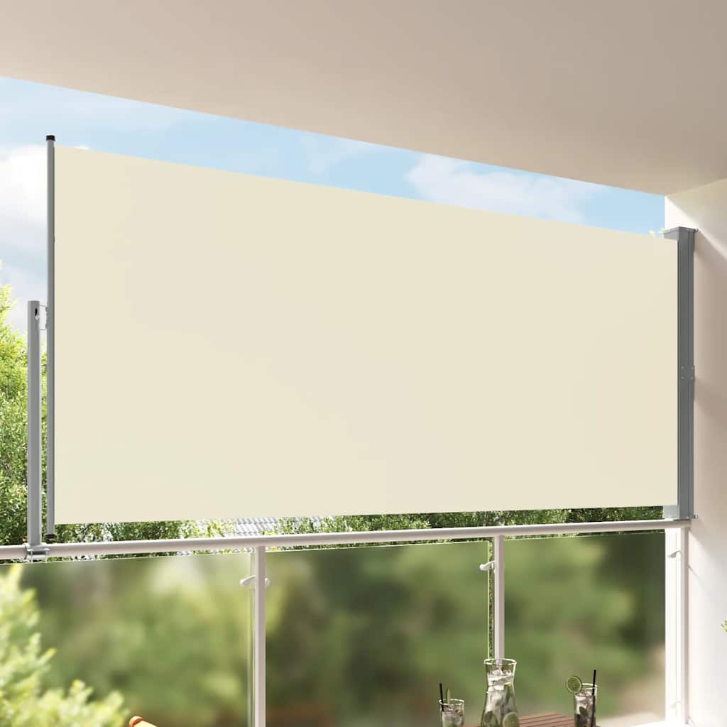 Tenda da Sole Laterale Retrattile 160 x 300 cm Crema