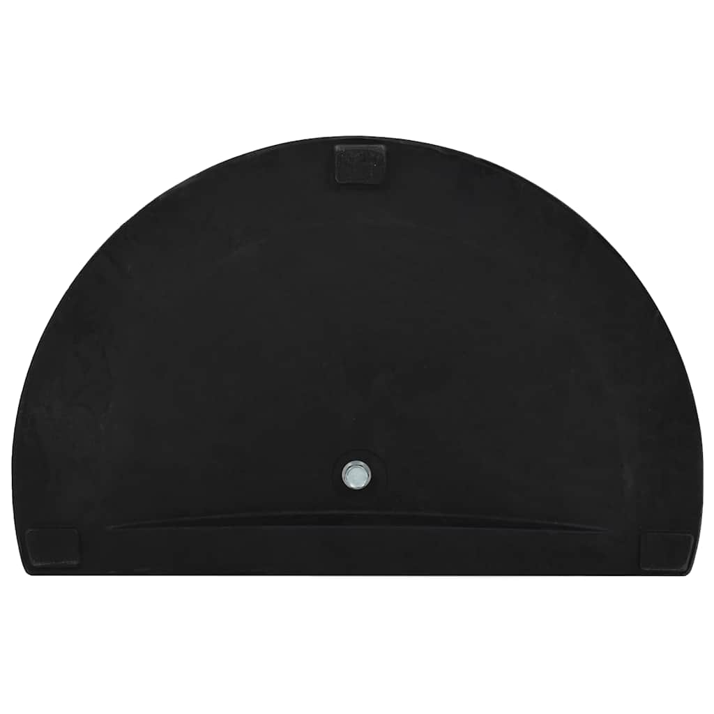Base per Parasole Semicircolare in Poliresina 9 kg Nero