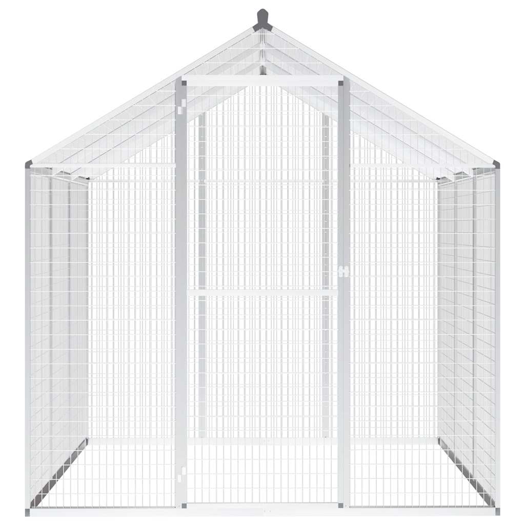 Voliera da Giardino in Alluminio 183x178x194 cm