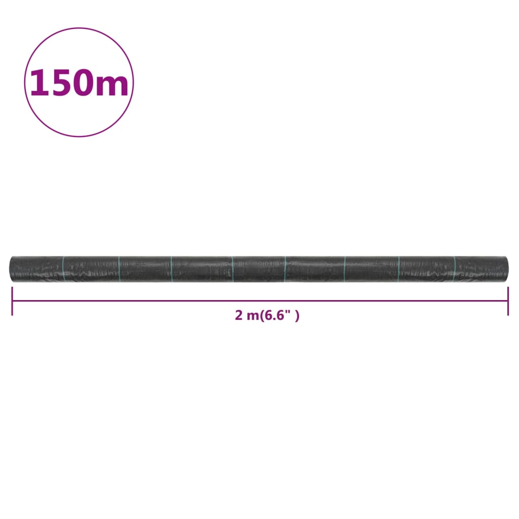 Telo Pacciamatura Antiradici Antierbacce in PP 2x150 m Nero