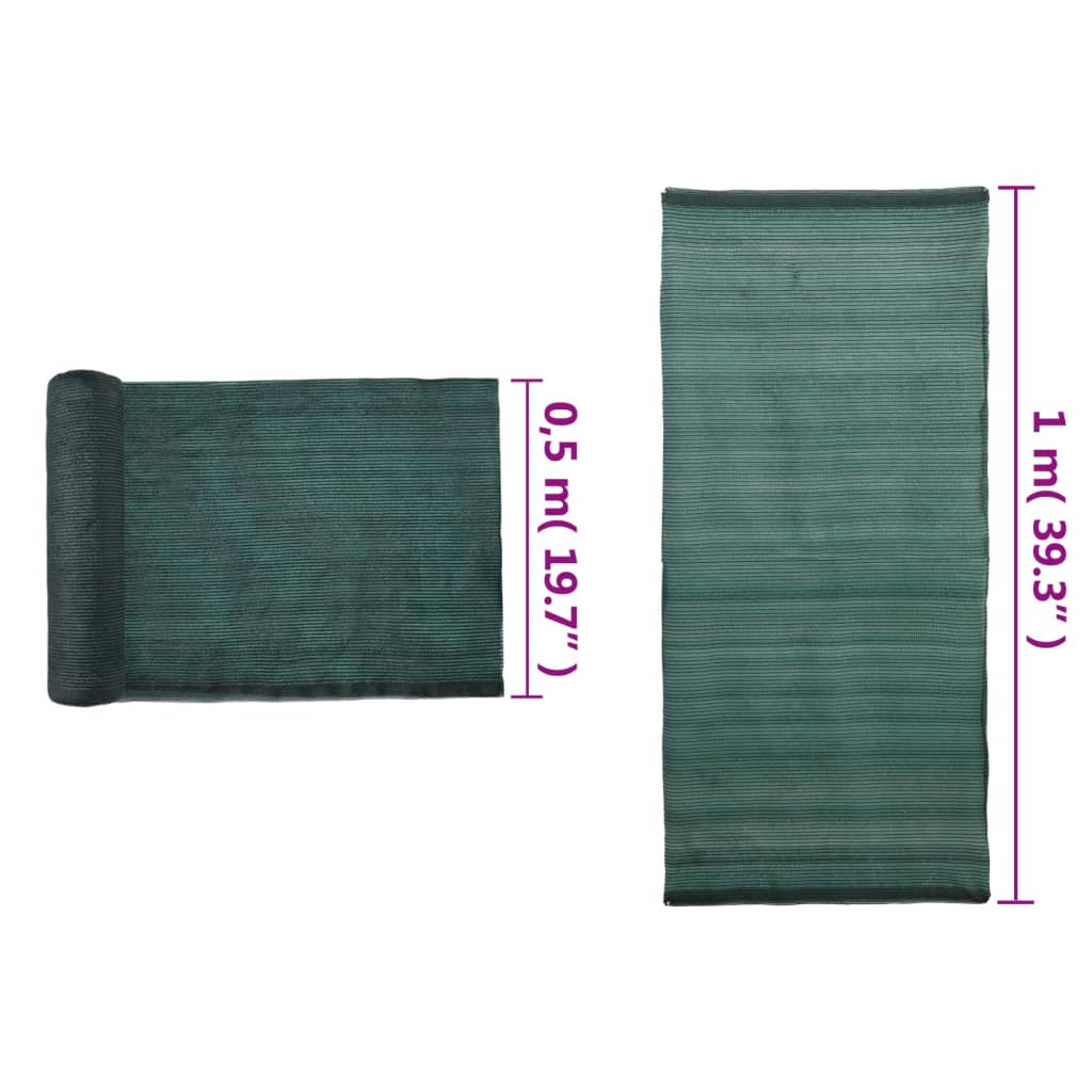 Rete per Privacy in HDPE 1x50 m Verde