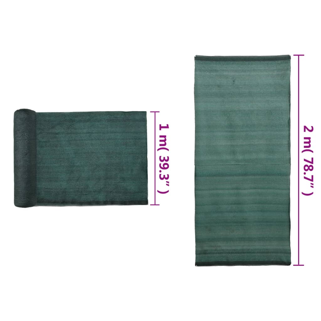 Rete per Privacy in HDPE 2x10 m Verde