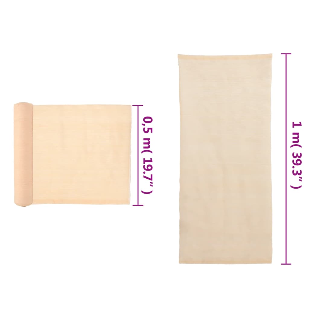 Rete per Privacy in HDPE 1x50 m Beige