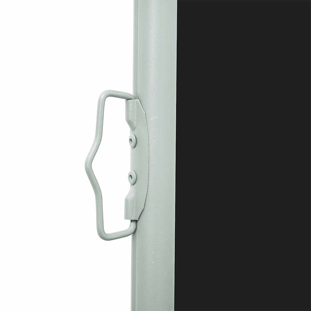 Tenda da Sole Laterale Retrattile 140 x 314 cm Nera