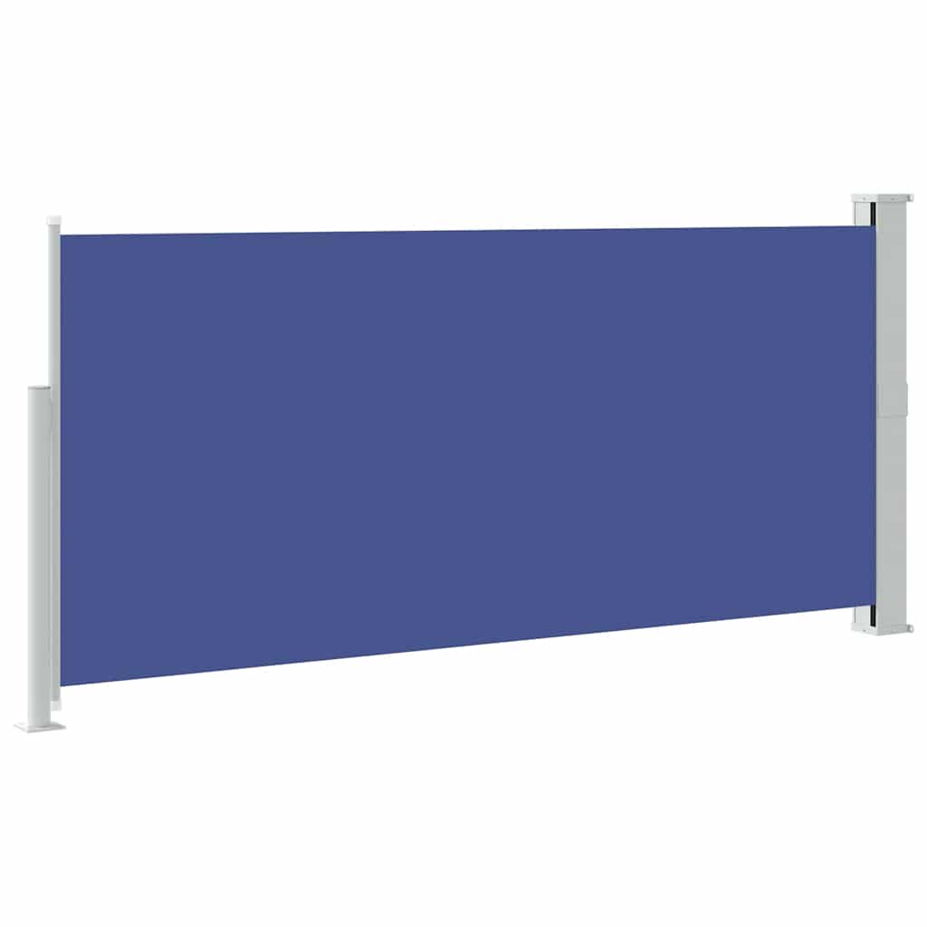 Tenda da Sole Laterale Retrattile 140 x 300 cm Blu