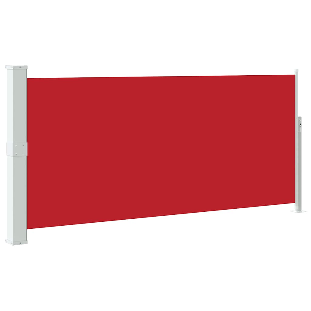 Tenda da Sole Laterale Retrattile 140 x 300 cm Rossa
