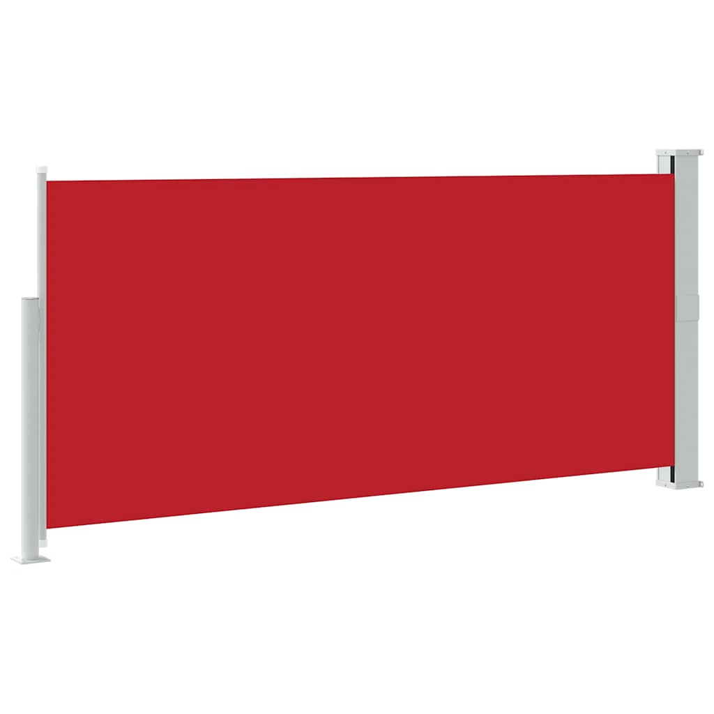 Tenda da Sole Laterale Retrattile 140 x 300 cm Rossa