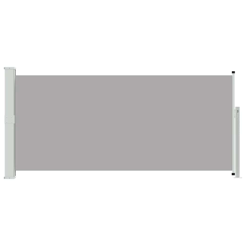 Tenda da Sole Laterale Retrattile 140 x 314 cm Grigia