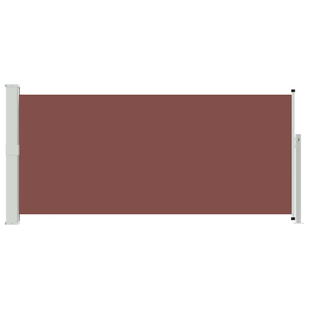 Tenda da Sole Laterale Retrattile 140 x 300 cm Marrone