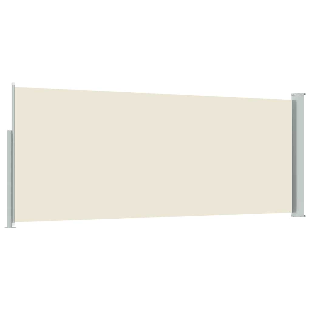 Tenda da Sole Laterale Retrattile 117x314 cm Crema