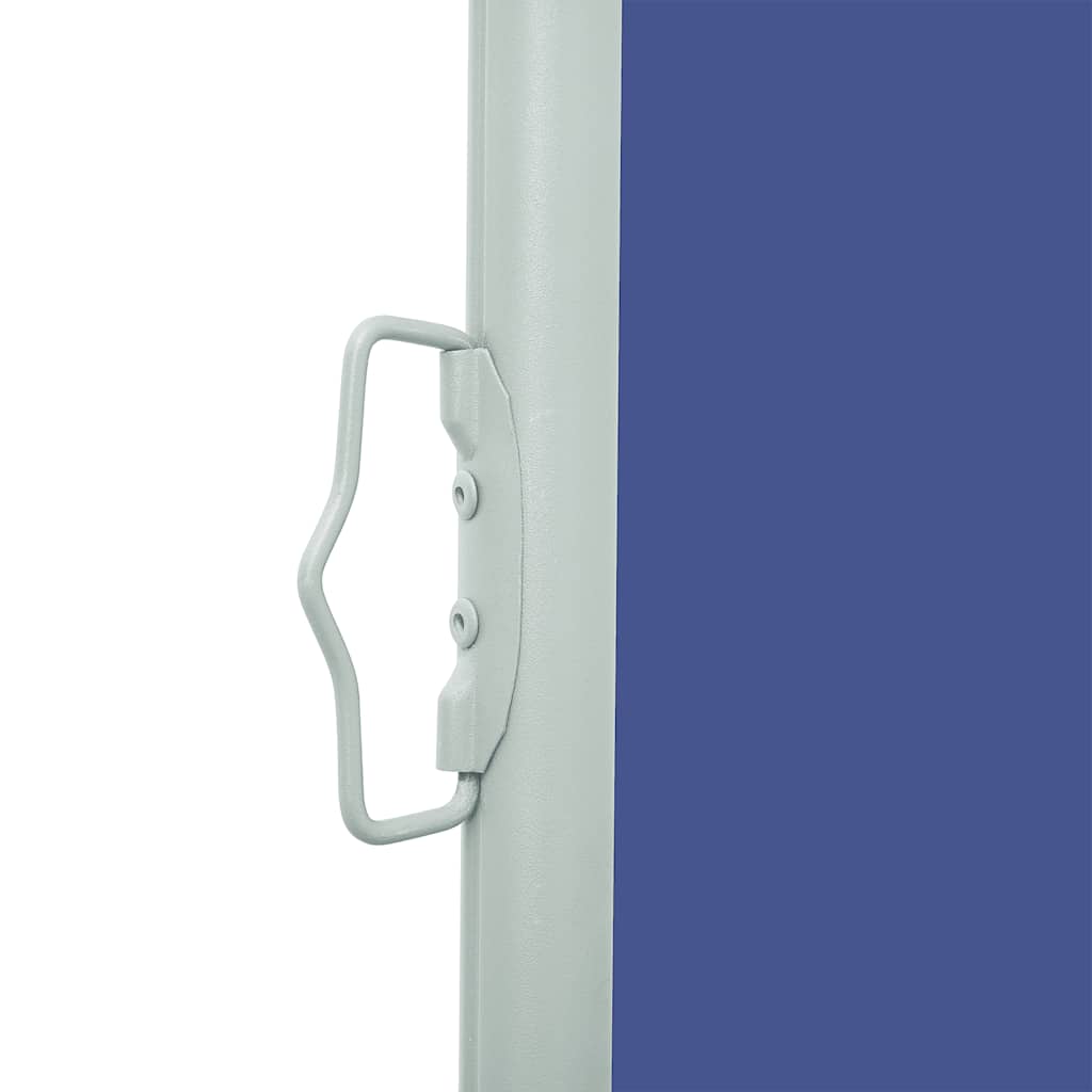 Tenda da Sole Laterale Retrattile 117x314 cm Blu
