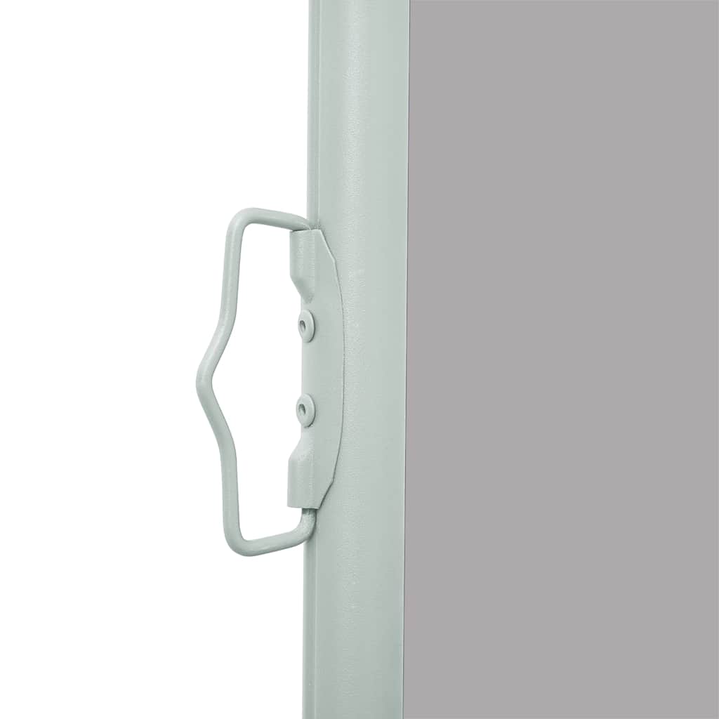Tenda da Sole Laterale Retrattile 117x314 cm Grigia