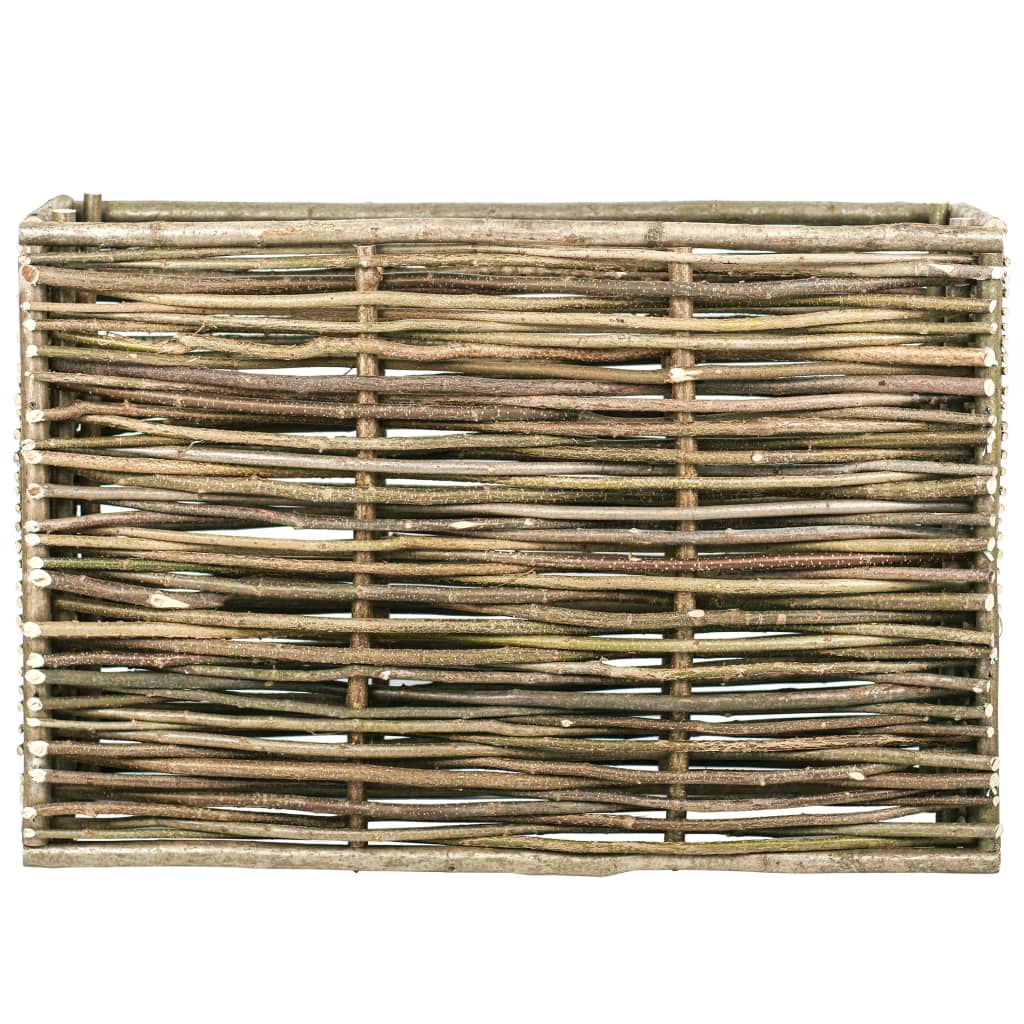 Letto Rialzato da Giardino 120x40x80 cm in Legno di Nocciolo