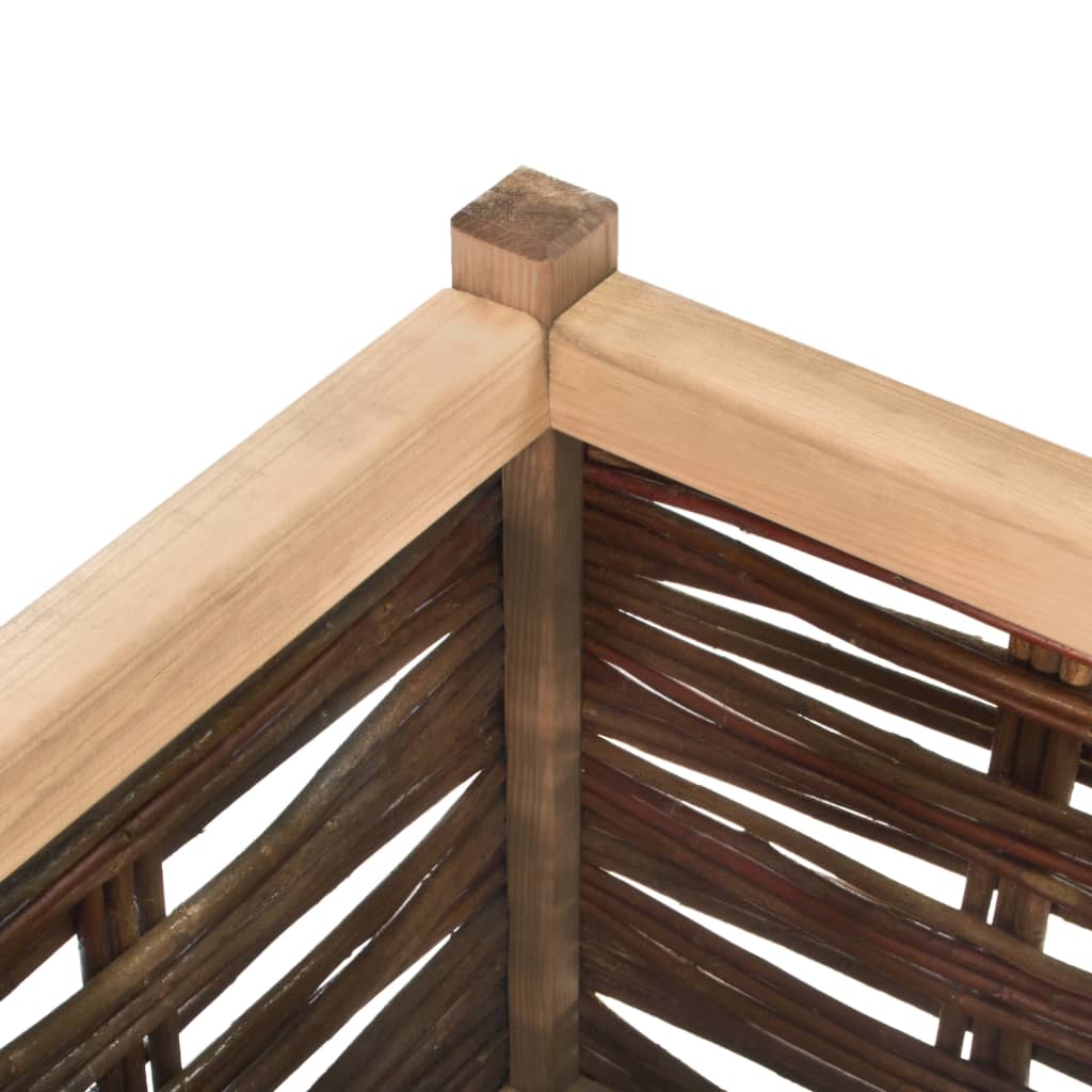 Letto Rialzato da Giardino 40x40x40 cm Legno Massello di Pino