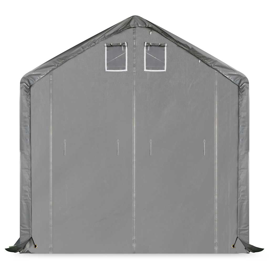 Tessuto di Rivestimento per Tenda in PVC 5x10 m Grigio