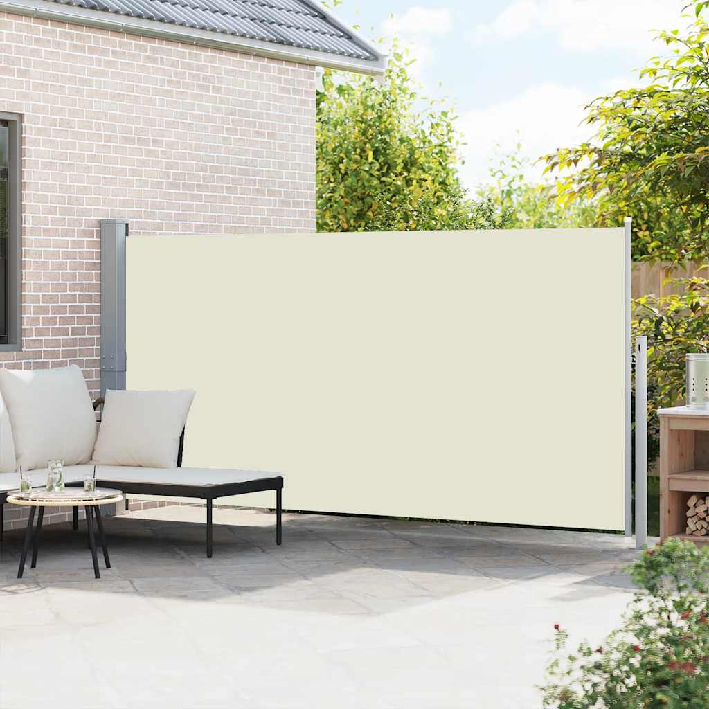 Tenda da Sole Laterale Retrattile 160 x 514 cm Crema