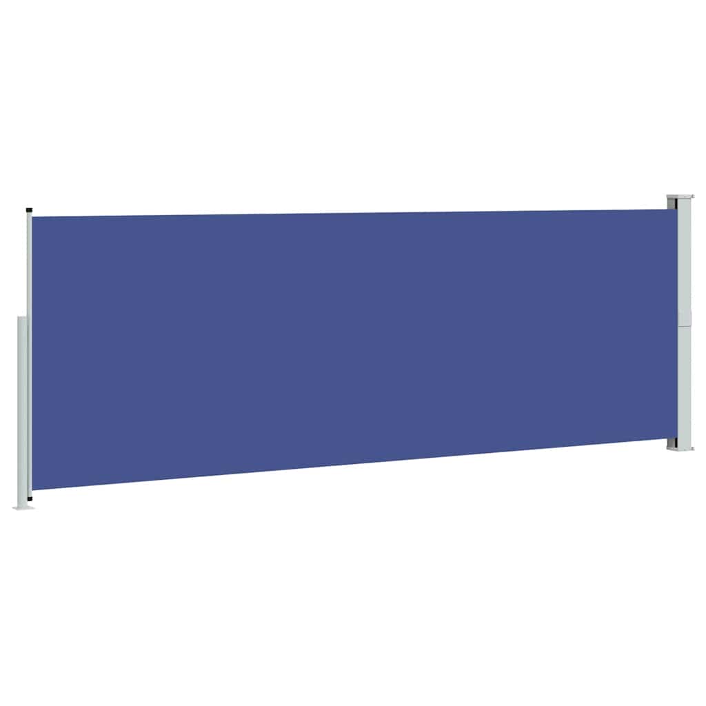 Tenda da Sole Laterale Retrattile 160 x 500 cm Blu