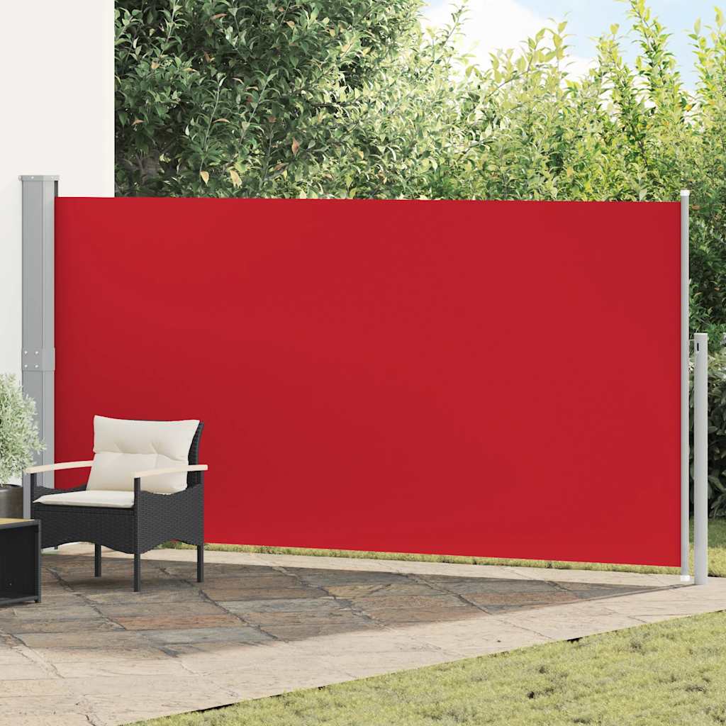 Tenda da Sole Laterale Retrattile 160 x 500 cm Rossa