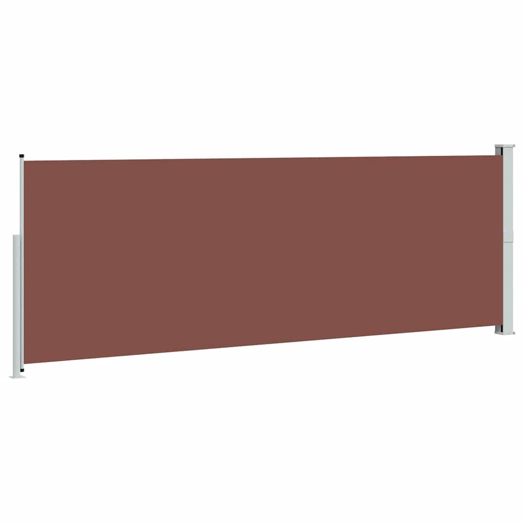 Tenda da Sole Laterale Retrattile 160 x 500 cm Marrone