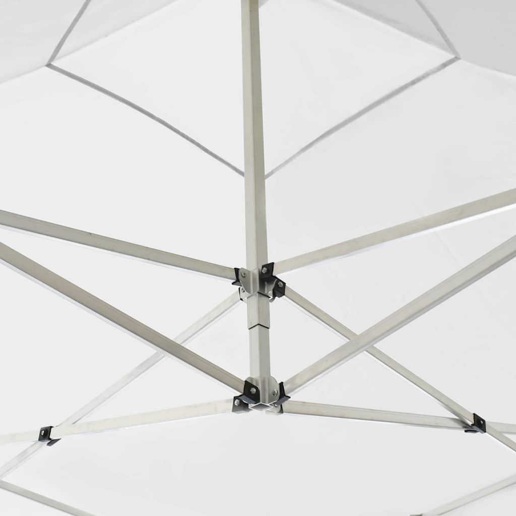 Gazebo Professionale Pieghevole in Alluminio 3x3m Bianco