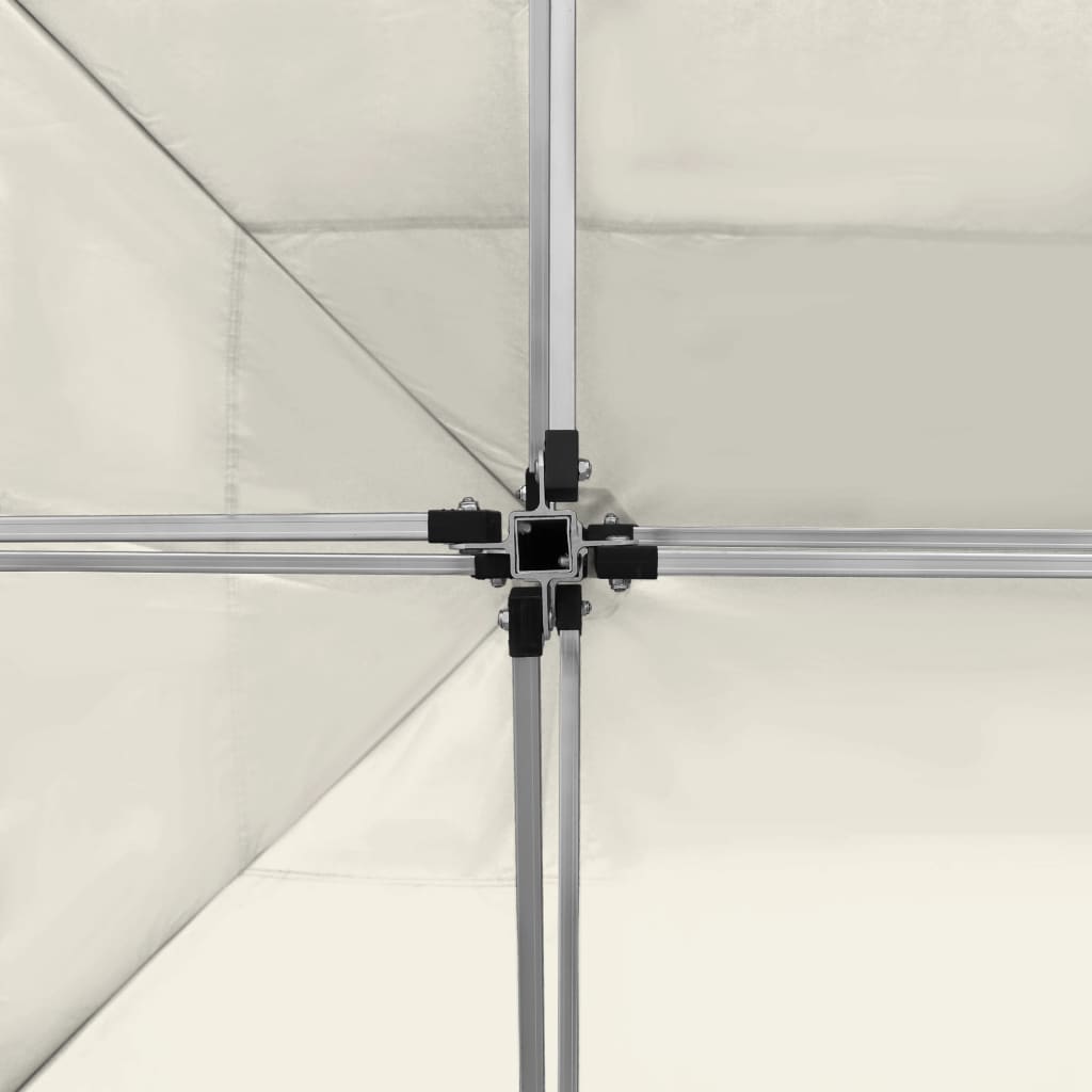 Gazebo Professionale Pieghevole in Alluminio 4,5x3 m Crema