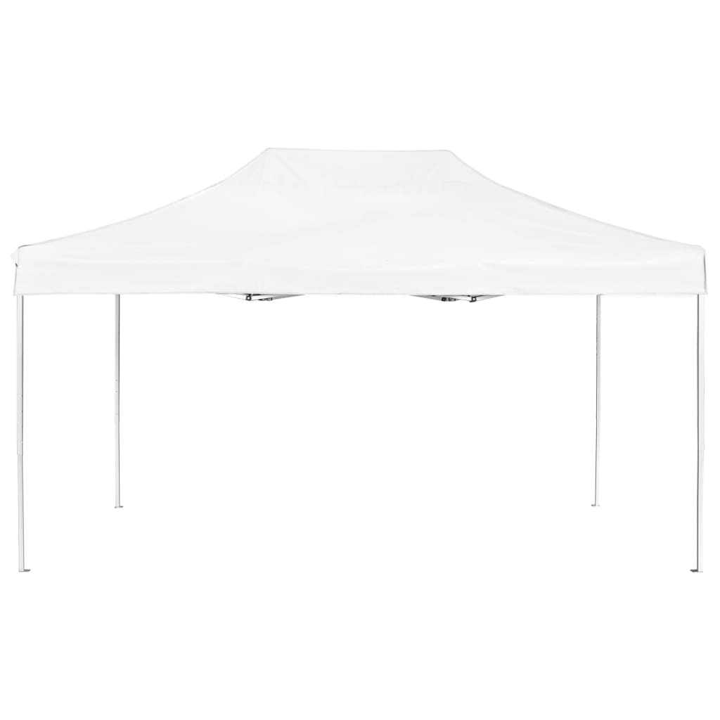 Gazebo Professionale Pieghevole Alluminio 4,5x3 m Bianco