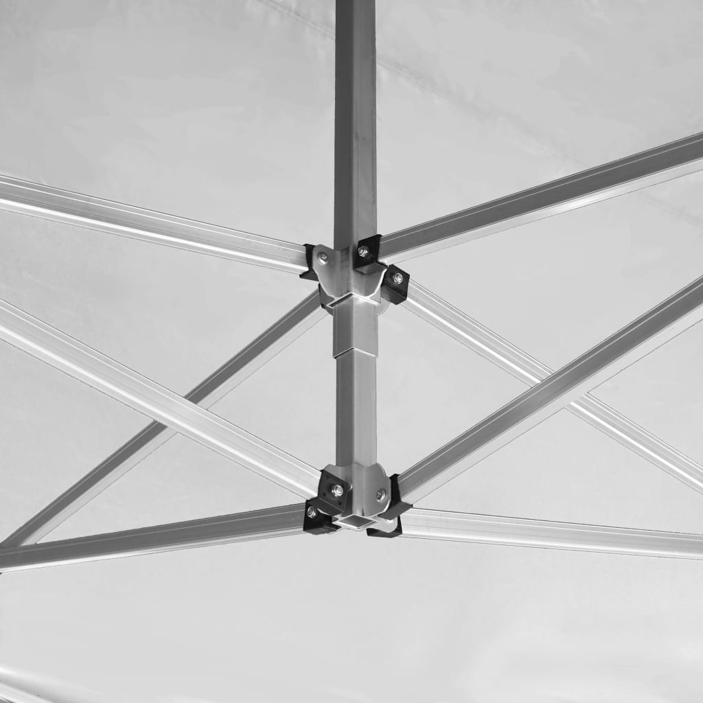 Gazebo Professionale Pieghevole Alluminio 4,5x3 m Bianco