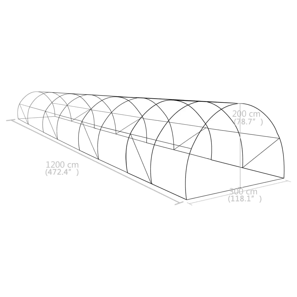 Serra 36m² 1200x300x200 cm