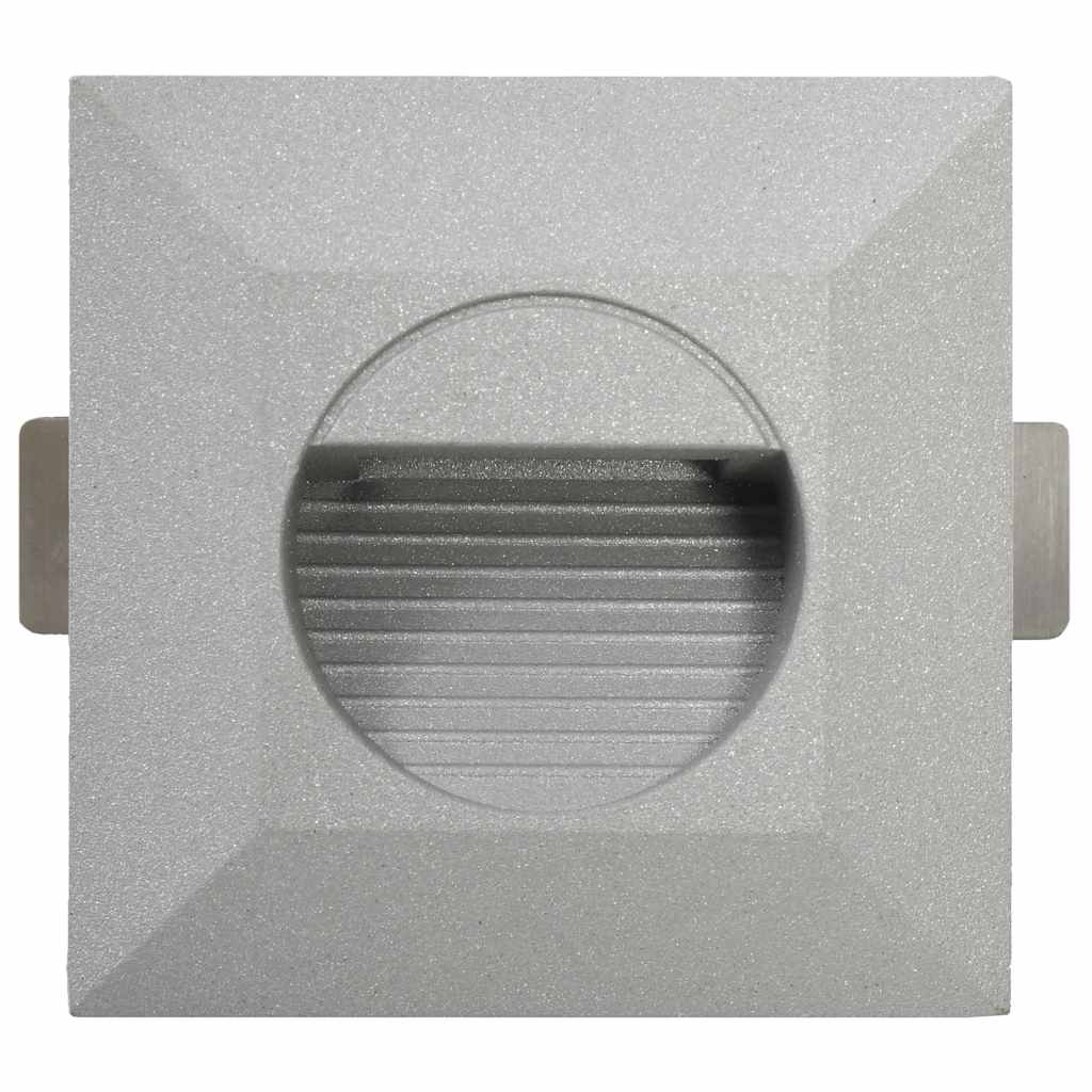 Lampade da Parete da Esterno a LED 6 pz 2 W Argento Quadrate