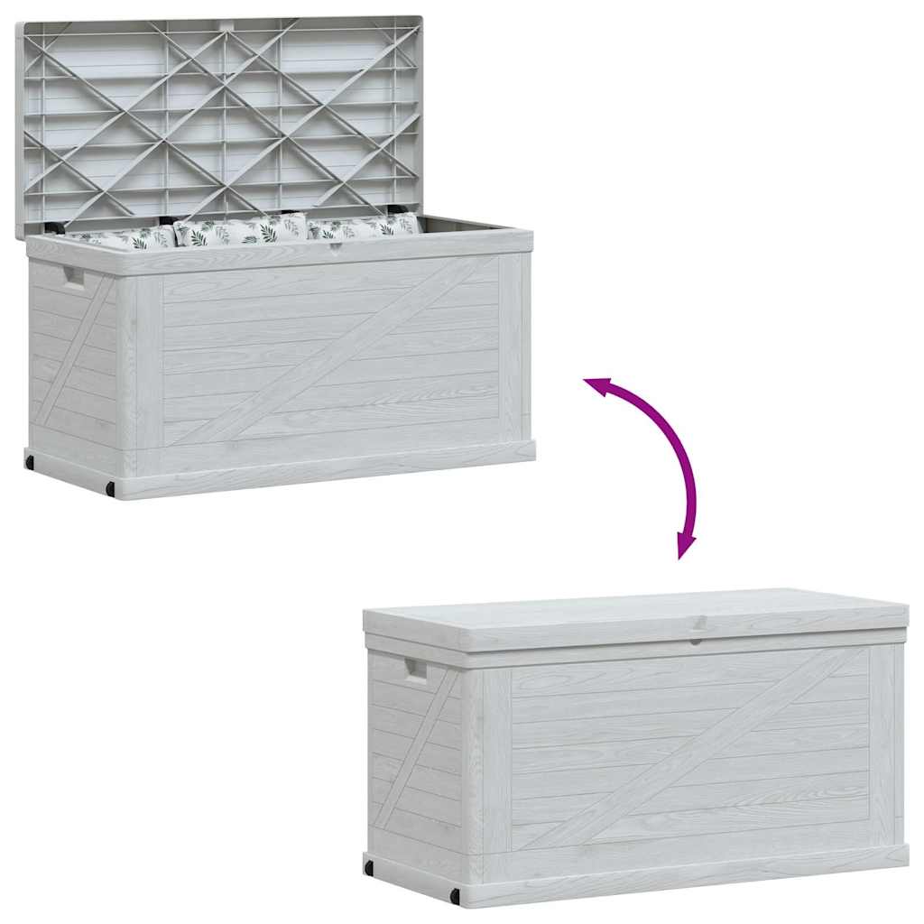 Baule da Giardino 420 L Grigio Chiaro