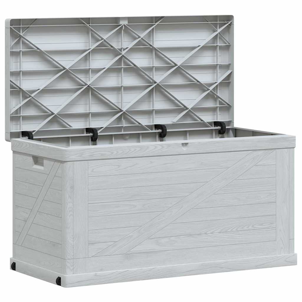 Baule da Giardino 420 L Grigio Chiaro