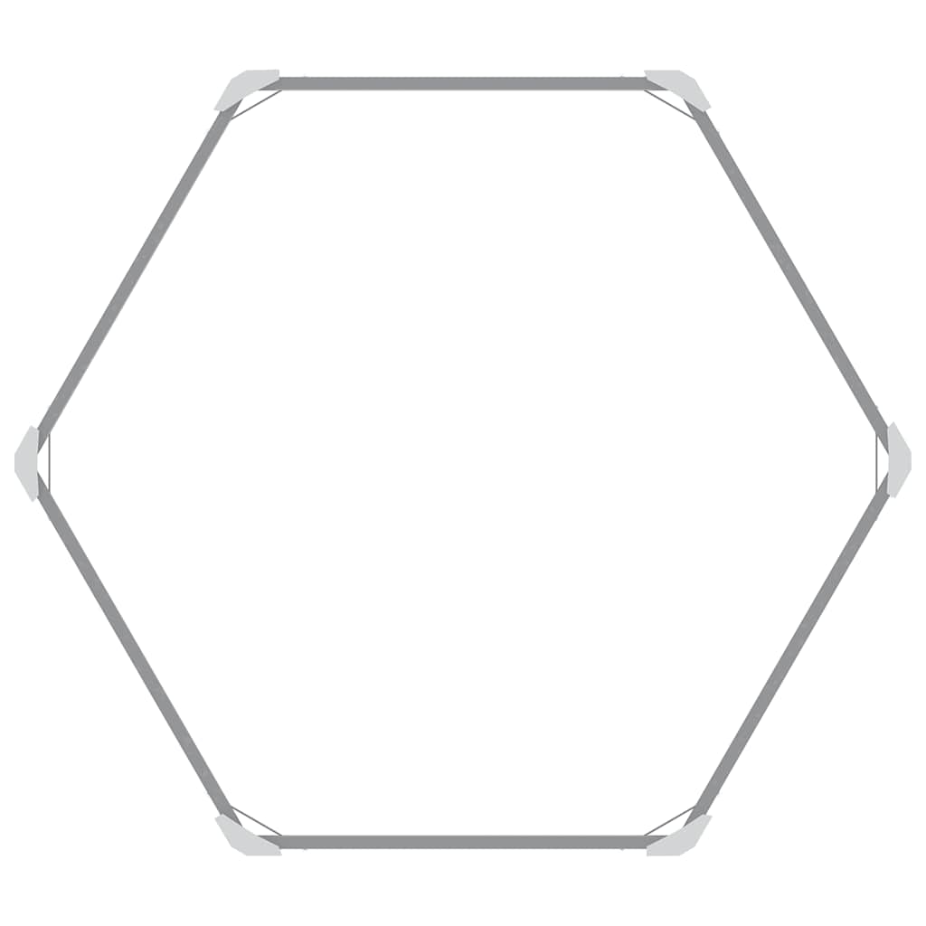 Letto Rialzato Giardino Marrone 129x129x77cm in Acciaio Zincato
