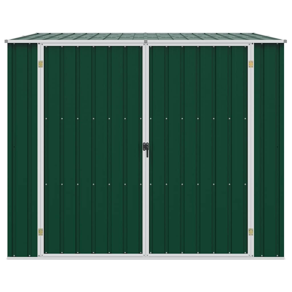 Capanno da Giardino Verde 195x198x159 cm in Acciaio Zincato