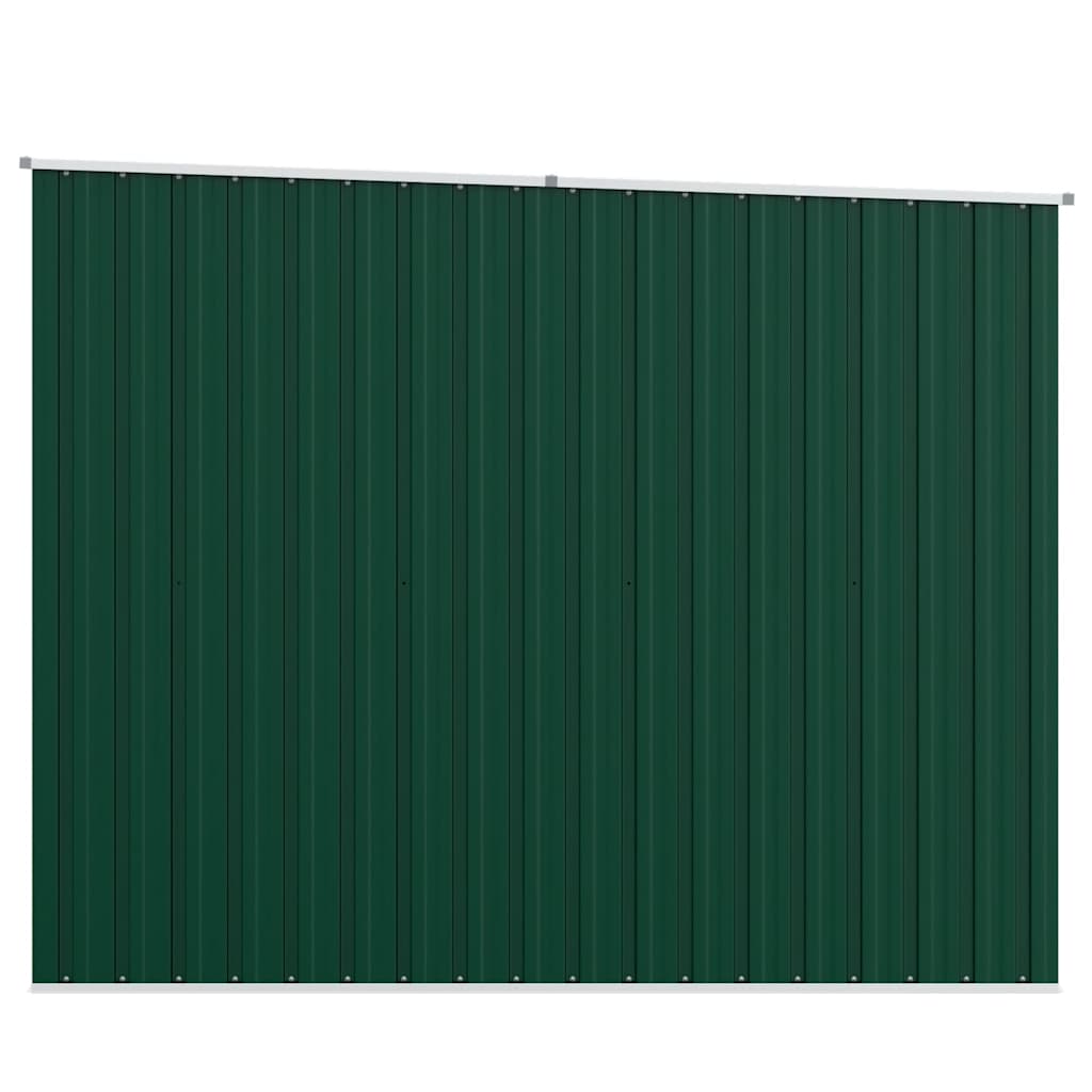 Capanno da Giardino Verde 195x198x159 cm in Acciaio Zincato